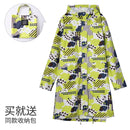 Frauen neue stilvolle lange Regenmantel wasserdichte Regenjacke mit Kapuze