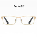 YOOSKE Edelstahl Herren Business Lesebrille für Leser Herren Presbyopie optische Brille +1.0 1.5 2.0 2.5 3 3.5 4.0