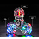 Fidget Spinner Glow in the Dark Spielzeug für Erwachsene, Anti-Stress-LED, Tri-Spinner, Autismus, leuchtende Spinner, kinetisches Gyroskop für Kinder