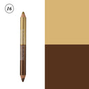Doppelköpfiger, langlebiger, schweißfester Eyeliner-Stift, Lidschattenstift, dauerhafter Eyeliner-Stift, Pigment, wasserdichte Augen-Make-up-Tools