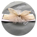 Balleenshiny Infant Kind Haarband Dreidimensionale Legierung Strass Krone Kopfschmuck Baby Mädchen Mesh Elastisches Stirnband Turban