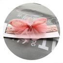 Balleenshiny Infant Kind Haarband Dreidimensionale Legierung Strass Krone Kopfschmuck Baby Mädchen Mesh Elastisches Stirnband Turban