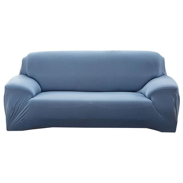 Elastizität Sofabezug Ausziehbarer Couchbezug SofaCover Schnitt Einfarbig Einzel-/Zwei-/Drei-/Vier-Sitzer L-Form Benötigt Kaufen Sie 2St