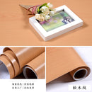 PVC-Tapete mit Holzmaserung, selbstklebend, wasserdicht, Möbelaufkleber, Kontaktpapier, Schlafsaal, Küchentür, Schrank, Desktop-Dekor