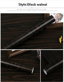 PVC-Tapete mit Holzmaserung, selbstklebend, wasserdicht, Möbelaufkleber, Kontaktpapier, Schlafsaal, Küchentür, Schrank, Desktop-Dekor