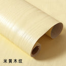 PVC-Tapete mit Holzmaserung, selbstklebend, wasserdicht, Möbelaufkleber, Kontaktpapier, Schlafsaal, Küchentür, Schrank, Desktop-Dekor