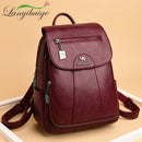 5 Farbe Frauen Weiche Leder Rucksäcke Vintage Weibliche Umhängetaschen Sac a Dos Lässige Reise Damen Bagpack Mochilas Schultaschen
