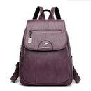 5 Farbe Frauen Weiche Leder Rucksäcke Vintage Weibliche Umhängetaschen Sac a Dos Lässige Reise Damen Bagpack Mochilas Schultaschen