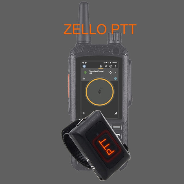 2020 inalámbrico Bluetooth manos libres PTT Walkie Talkie botón para Android de baja energía para Zello Work