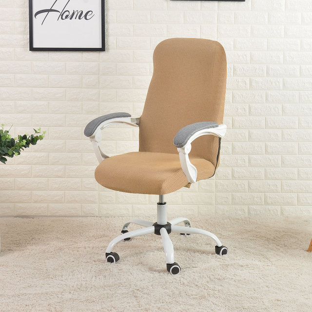 Cover for Computer Chair  Water Resistant Jacquard Office Chair Slipcover Elastic for Home Armchair 1PC  sillas de oficina