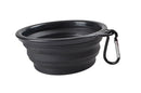 1000 ml große faltbare Hundehaustier-faltbare Silikonschüssel Outdoor-Reise tragbarer Welpenfutterbehälter Feeder Dish Bowl
