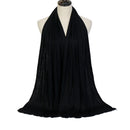 Bufanda Hijab de Jersey de algodón Modal, chal largo musulmán, turbante suave liso, envolturas para la cabeza para mujer, diadema africana, 170x60cm