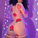 Sexy Bodysuit Damen Floral Langarm Bodycon Verband Overall Bodysuit Strampler Lässige Trikot Tops Nachtwäsche