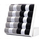 HSS Marke Herren Baumwollsocken New Style Schwarz Business Herren Socken Weich Atmungsaktiv Sommer Winter für Herren Socken Plus Größe (6.5-14)