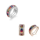 2020 3 stücke Mode Zirkon Tiere Blattform Schmuck Sets Für Frauen Exquisite Ohrringe Ringe Böhmischen Hochzeit Zubehör Mujer