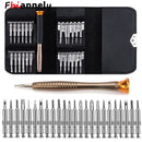 Ledertasche 25 in 1 Torx-Schraubendreher-Set Handy-Reparatur-Tool-Kit Multitool-Handwerkzeuge für Iphone Watch Tablet PC 2021 Neu