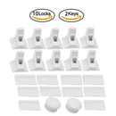 Magnetische Kindersicherung Kinderschutz Baby-Sicherheitssperre Schubladenriegel Schranktürschloss Limiter Kindersicherheitsschlösser