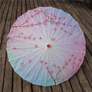 Seiden-Regenschirm für Damen, japanische Kirschblüten, Seide, alter Tanzregenschirm, dekorativer Regenschirm, chinesischer Stil, Ölpapier-Regenschirm