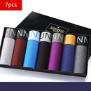 7 teile/los männer höschen shorts unterwäsche boxershorts männer sexy unterwäsche hochwertige herrenunterwäsche beutel