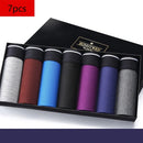 7 teile/los männer höschen shorts unterwäsche boxershorts männer sexy unterwäsche hochwertige herrenunterwäsche beutel