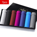 7 teile/los männer höschen shorts unterwäsche boxershorts männer sexy unterwäsche hochwertige herrenunterwäsche beutel