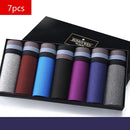 7 teile/los männer höschen shorts unterwäsche boxershorts männer sexy unterwäsche hochwertige herrenunterwäsche beutel