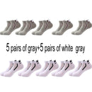 10 Paar hochwertige Herren-Söckchen atmungsaktive Baumwolle Sportsocken Mesh lässig sportlich Sommer dünner Schnitt kurze Sokken Größe 38-48