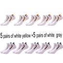 10 Paar hochwertige Herren-Söckchen atmungsaktive Baumwolle Sportsocken Mesh lässig sportlich Sommer dünner Schnitt kurze Sokken Größe 38-48