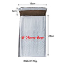 50 Stück mit verschiedenen Spezifikationen, weiße Tasche, Schaumstoffumschlag, Schaumstofffolie, Büroverpackung, Umschlag, feuchtigkeitsfester Vibrationsbeutel