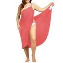 Oufisun Frauen Übergröße Pareo Strand Cover Up Wickelkleid Bikini Badeanzug Femme Robe De Plage Beachwear Femme Tunika Kaftan