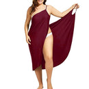 Oufisun Frauen Übergröße Pareo Strand Cover Up Wickelkleid Bikini Badeanzug Femme Robe De Plage Beachwear Femme Tunika Kaftan