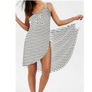 Oufisun Frauen Übergröße Pareo Strand Cover Up Wickelkleid Bikini Badeanzug Femme Robe De Plage Beachwear Femme Tunika Kaftan