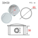 Wasserdichter Stromkasten für den Außenbereich ABS-Kunststoff IP65 Elektrischer Schaltkasten DIY Innendrahtgehäuse Verbindungskabel Abzweig-Anschlussdose