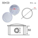 Wasserdichter Stromkasten für den Außenbereich ABS-Kunststoff IP65 Elektrischer Schaltkasten DIY Innendrahtgehäuse Verbindungskabel Abzweig-Anschlussdose