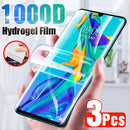 3 Stücke Displayschutzfolie für Huawei P30 Pro P20 Lite P40 P10 Full Cover Hydrogel Film für Mate 10 20 30 40 Pro Lite P Smart 2019 Z
