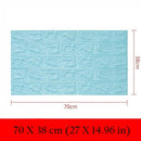 Selbstklebende Tapete 3D-Stereo-Wandaufkleber, Schlafzimmer, warmer Hintergrund, weiche Packung, Schaumstofftapete, dekorative Aufkleber