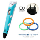 Myriwell 3D-Stift DIY 3D-Drucker Stift Zeichenstifte 3D-Druck am besten für Kinder mit ABS-Filament 1,75 mm Weihnachten Geburtstagsgeschenk