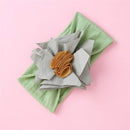 Balleenshiny Infant Kind Haarband Dreidimensionale Legierung Strass Krone Kopfschmuck Baby Mädchen Mesh Elastisches Stirnband Turban