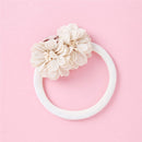 Balleenshiny Infant Kind Haarband Dreidimensionale Legierung Strass Krone Kopfschmuck Baby Mädchen Mesh Elastisches Stirnband Turban