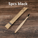 5/10 Stück umweltfreundliche Zahnbürste aus Bambus, wiederverwendbare Zahnbürsten, tragbar, für Erwachsene, aus Holz, weiche Zahnbürste für den Heimreise-Hotelgebrauch