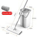 Mop Magic Floor Squeeze Squeeze Mop mit Eimer Flacheimer Drehmopp zum Waschen von Böden Haus Hausreinigung Reiniger einfach 2020neu