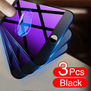 3PCS Curved Full Cover Schutzglas auf der für iPhone 7 8 6S Plus gehärteten Displayschutzfolie iPhone 8 7 6 SE 2020 Glasfolie