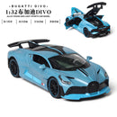 Envío gratis nuevo 1:32 Bugatti Veyron divo aleación modelo de coche Diecast y vehículos de juguete coches de juguete chico juguetes para niños regalos niño juguete