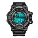 Coole leuchtende Männer Sportuhr High-End-Silikonband Militärarmbanduhr Led Kalender Wasserdichte Digitaluhr reloj de hombre