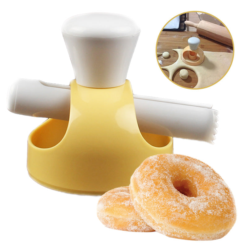 Kreative DIY Donutform Kuchendekorationswerkzeuge Kunststoff Desserts Brotschneider Maker Backzubehör Küchenwerkzeuge