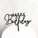 New Happy Birthday Cake Topper Rose Gold Herz Geburtstag Acryl Cake Topper für Kindergeburtstag Party Kuchen Dekorationen Baby Shower