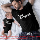 Funny Daddy and Baby 2021 Print Family Matching Clithing Balck Cotton Matching Family Look Outfits for Dad Son Daughter Tshirt