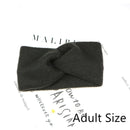 Baby Stirnband Frauen Mädchen verdrehtes Haarband Kinder Woolen Headwrap Mama und ich Stirnbänder Kleinkind Frühling Turban Haarschmuck