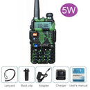 Baofeng UV-5R 8W Walkie Talkie portátil CB Ham Radio Amateur 10KM UHF VHF escáner Radio FM transceptor UV5R UV 5R para caza