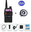 Baofeng UV-5R 8W Walkie Talkie portátil CB Ham Radio Amateur 10KM UHF VHF escáner Radio FM transceptor UV5R UV 5R para caza